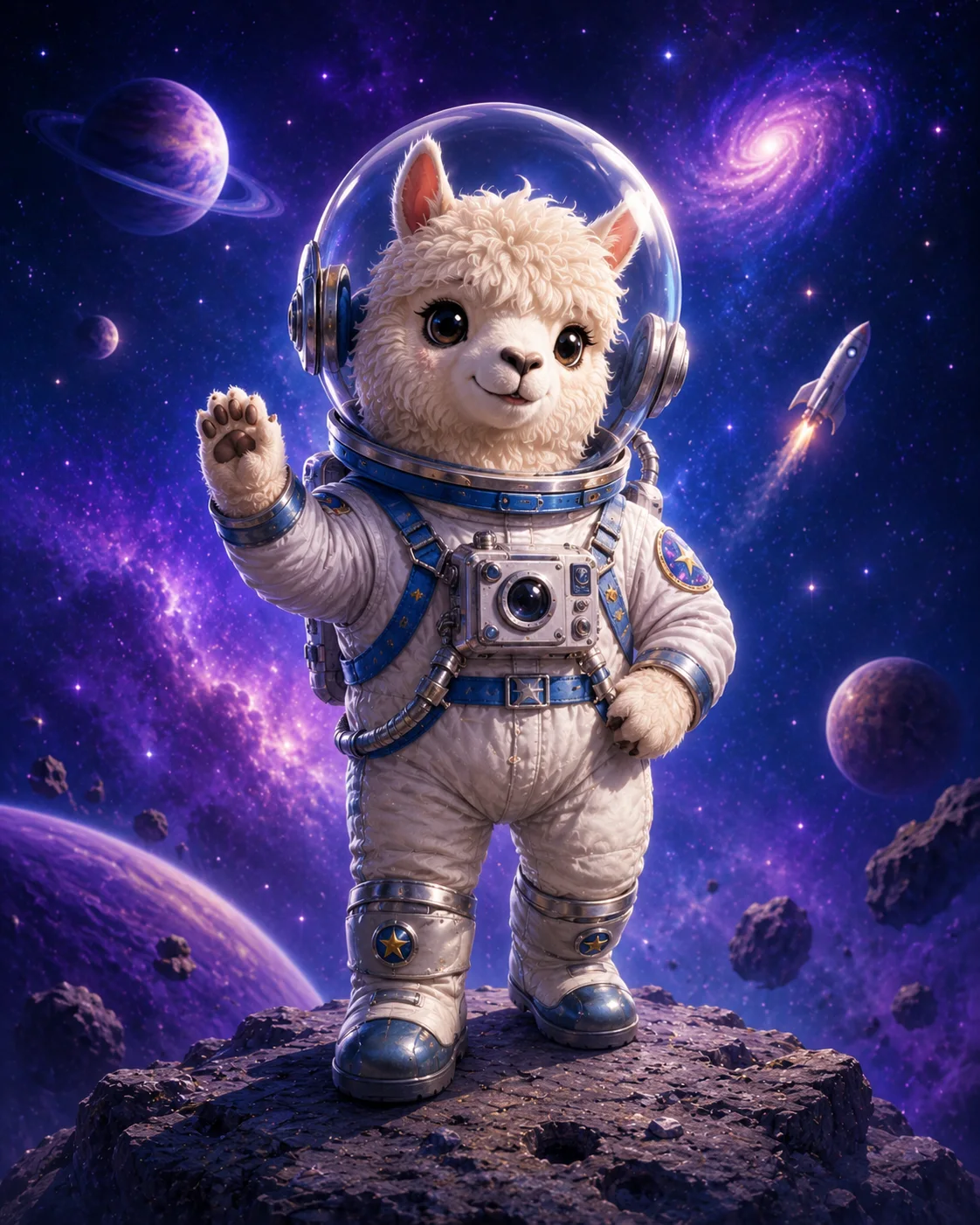 Astropaca character art