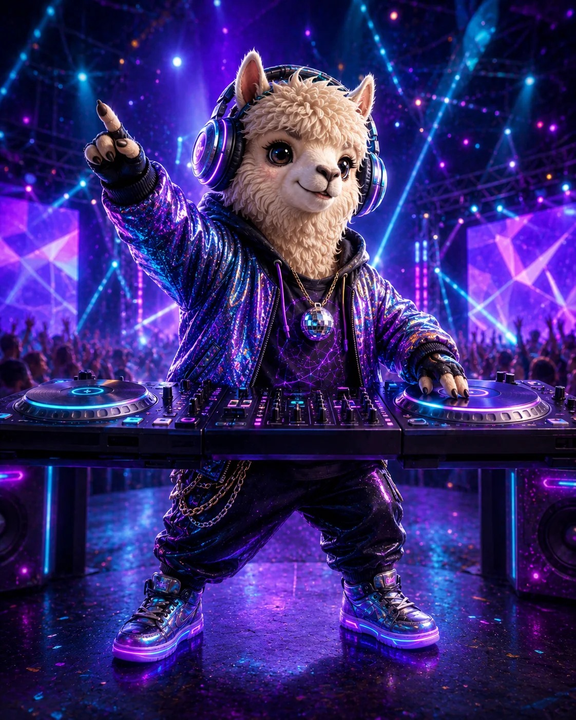 DJ Paca character art