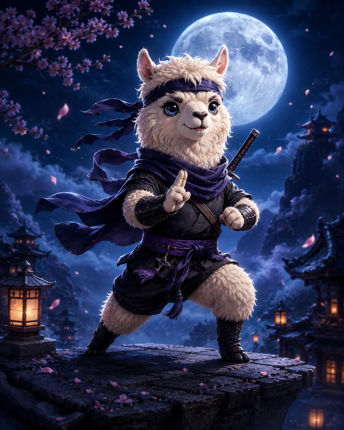 Ninjapaca character art